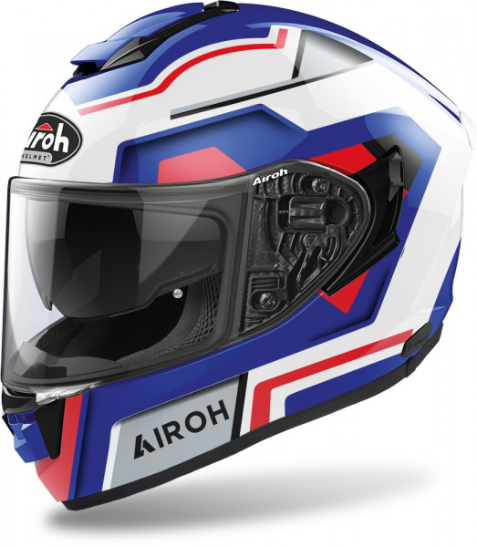 Airoh Integralhelm ST501 Square Blue/Red Gloss