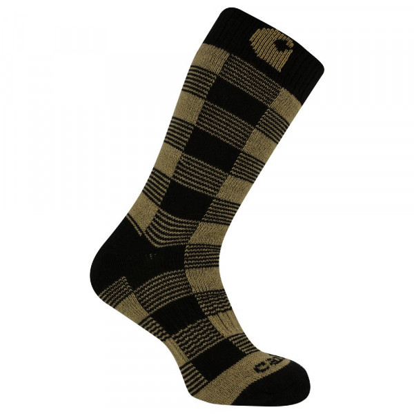 Carhartt Socke Thermal Plaid Crew Sock Carhartt® Brown