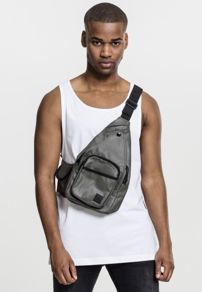 Urban Classics Bag Multi Pocket Shoulder Bag Olive/Black