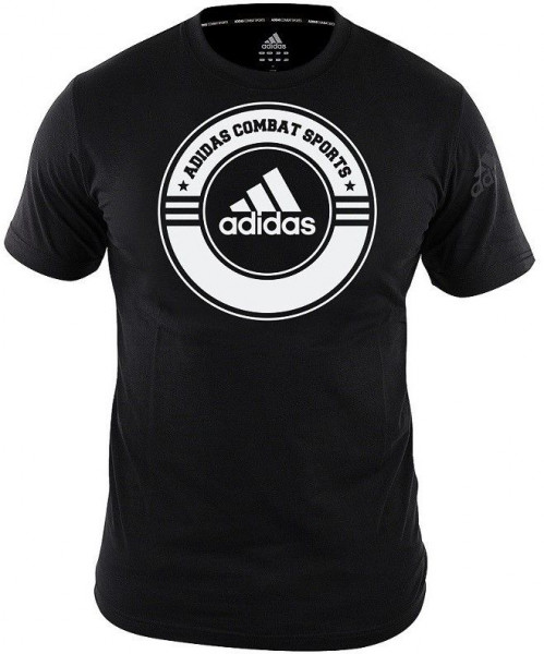 adidas T-Shirt Combat Sports Schwarz/Weiß