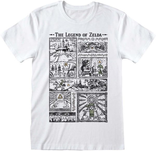 The Legend of Zelda Drawings T-Shirt White