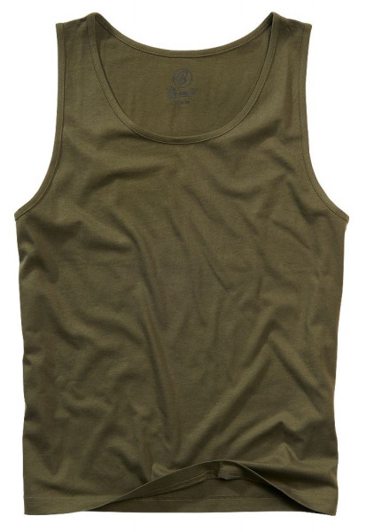 Brandit T-Shirt Tank Top in Olive