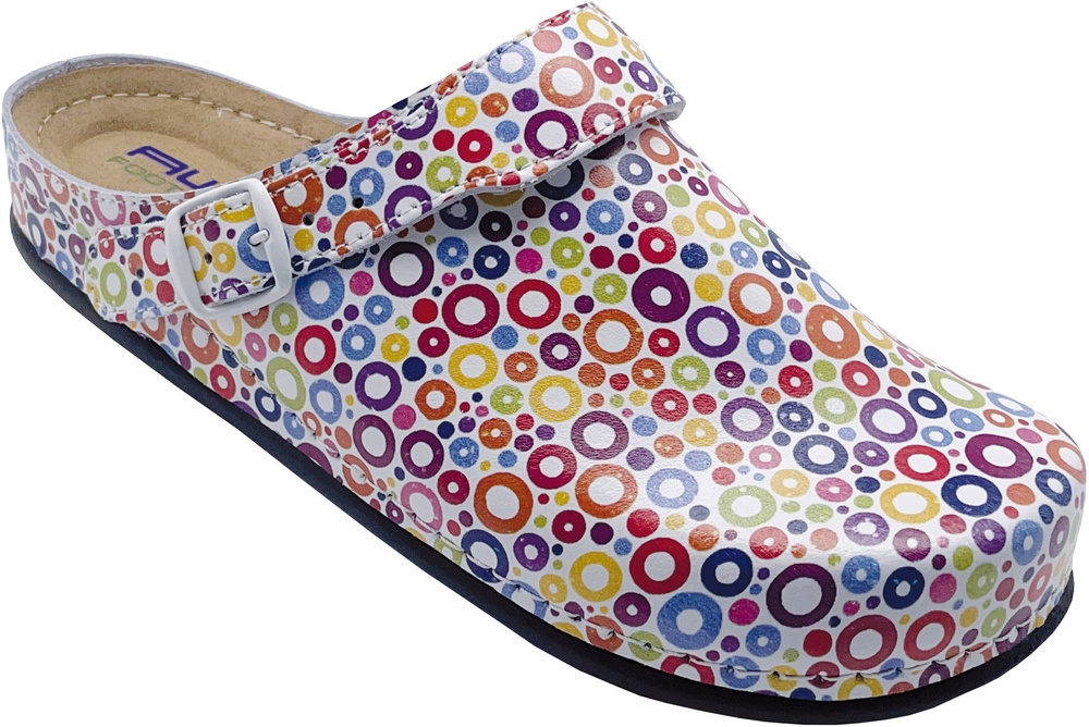 AWC Footwear Damen Berufssandale 12052 Sandale mit schwarzer PU-Sohle - Damen