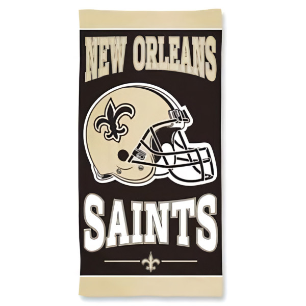 New Orleans Saints Strandtuch American Football NFL Black