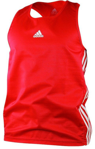 adidas Amateur Boxing Tank Top rot / Weiß