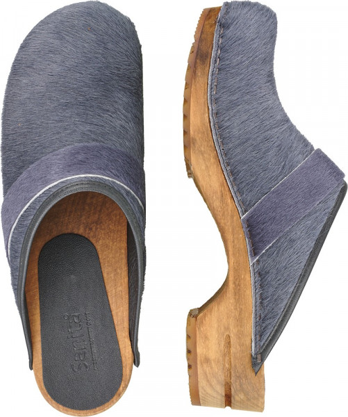 Sanita Clogs Damen Clog offen Wood-Caroline Open Steel