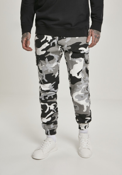 Urban Classics Trousers Camo Cargo Jogging Pants 2.0 Snow Camouflage