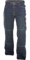 Dassy Stretch-Arbeitsjeans mit Kniepolstertaschen Knoxville CO94 Jeansblau