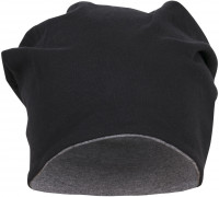 MSTRDS Beanie Jersey Beanie reversible Black/Ht.Charcoal MSTRDS Beanie Jersey Beanie reversible Black/Ht.Charcoal