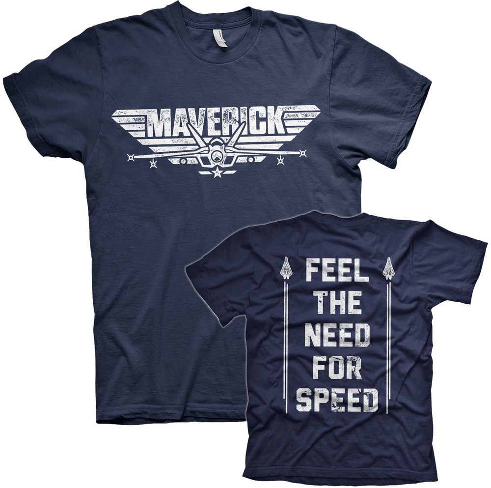 Top Gun Maverick Need For Speed T-Shirt Blau - Herren / Unisex