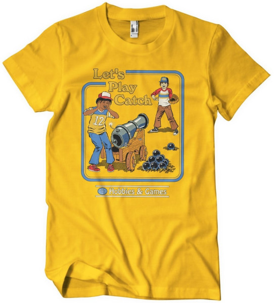 Steven Rhodes Let'S Play Catch T-Shirt Gold