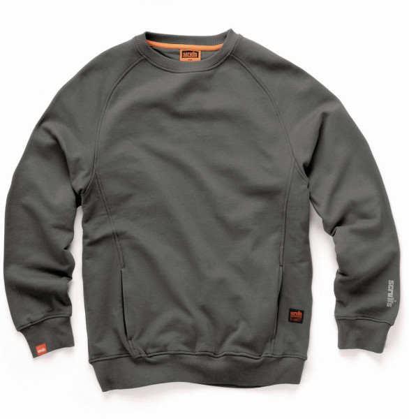 Scruffs Pullover Sweatshirt „Eco Worker“ -Anthrazit