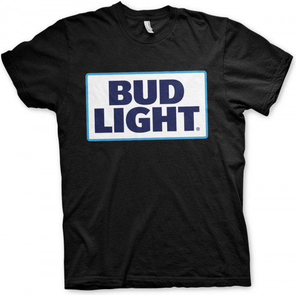 Budweiser Bud Light Logo T-Shirt Black