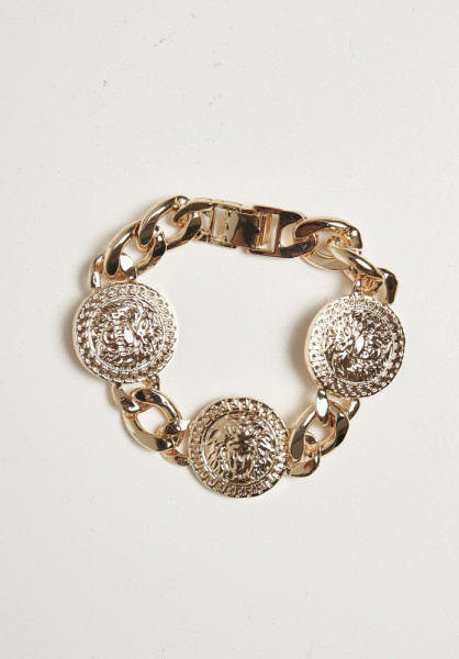 Urban Classics Armband Big Plate Bracelet Gold