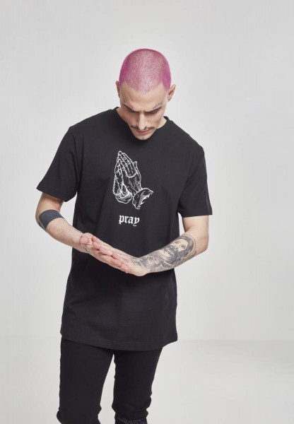 Mister Tee T-Shirt Dark Pray Tee Black