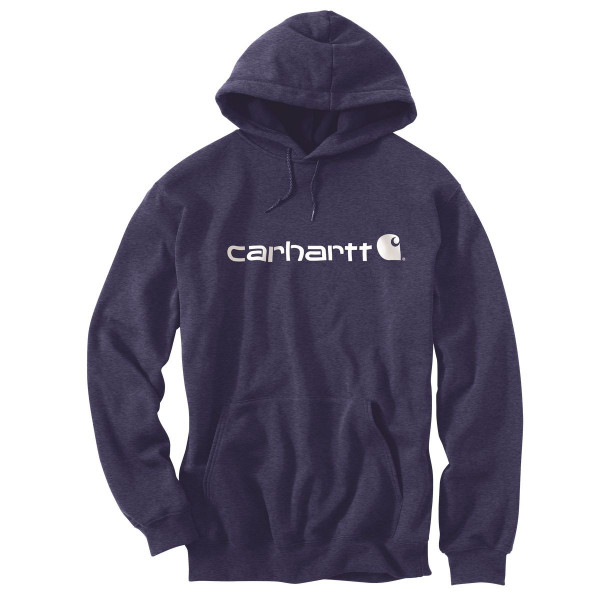 Carhartt Signature Logo Sweatshirt Dusk Blue Heather