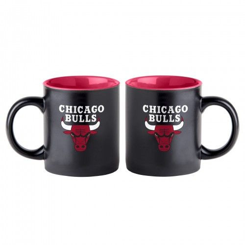 Chicago Bulls Becher Matte Two Tone Mug Basketball Black