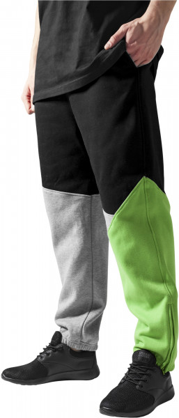 Urban Classics Sweatpants Zig Zag Sweatpants Grey/Black/Lg