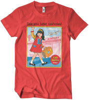 Steven Rhodes See You Later Assholes T-Shirt Red Steven Rhodes See You Later Assholes T-Shirt Red