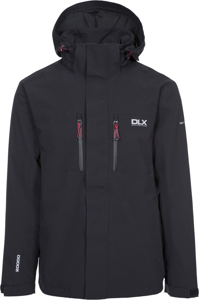 DLX Regenjacke Oswalt - Male Dlx Jacke Schwarz - Herren / Unisex