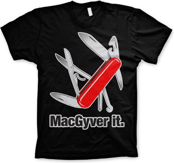 MacGyver It T-Shirt Black