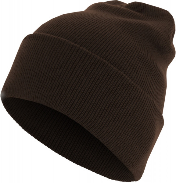 MSTRDS Beanie Beanie Basic Flap Long Version Chocolate