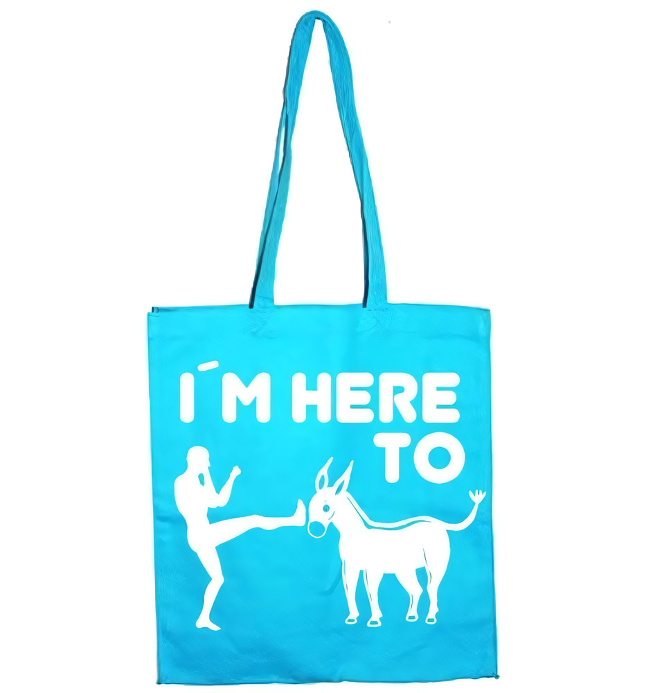 Hybris I'm Here To Kick Ass Tote Bag SH-4-15157-LFH2-5 - Herren / Unisex