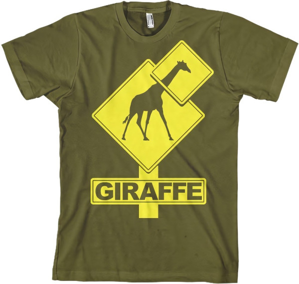 Hybris Giraffe Sign T-Shirt Olive