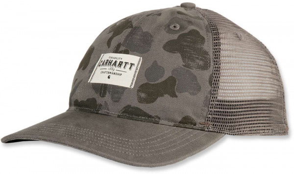 Carhartt Herren Cap M Glennville Cap Gravel Duck Camo