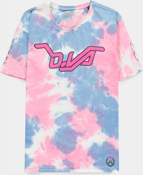 Overwatch - D.VA Tie Dye - Women's Short Sleeved T-shirt Multicolor