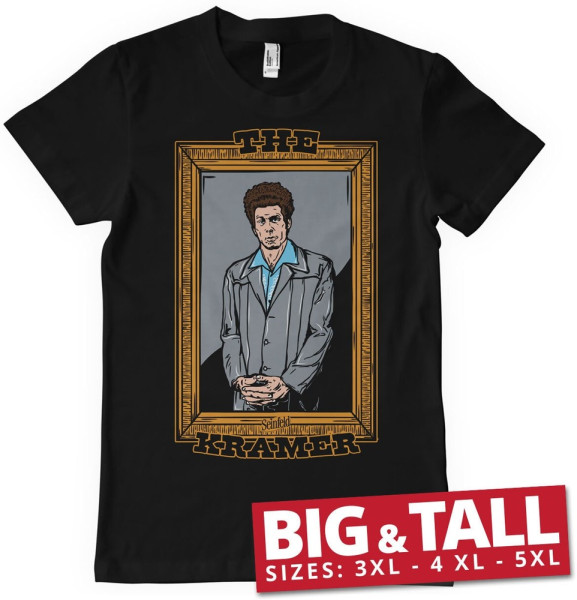 Seinfeld The Kramer Art Big & Tall T-Shirt Black