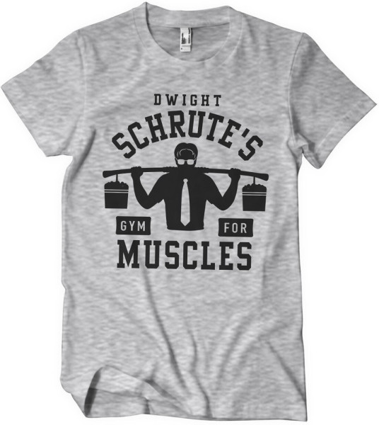 The Office Dwight Schrute's Gym T-Shirt Heather-Grey