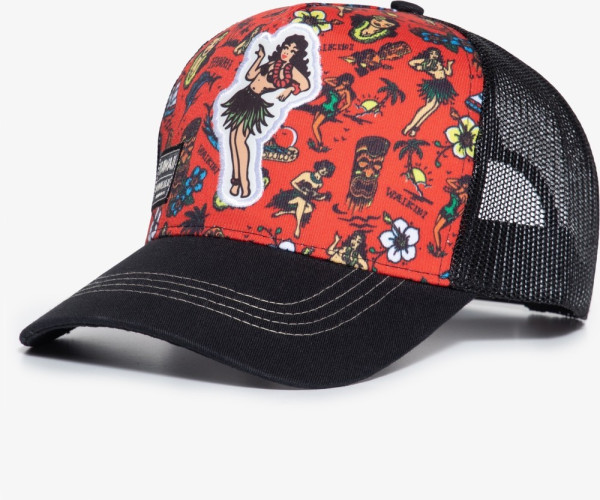 King Kerosin Hawaii Honolulu Trucker Cap Rot