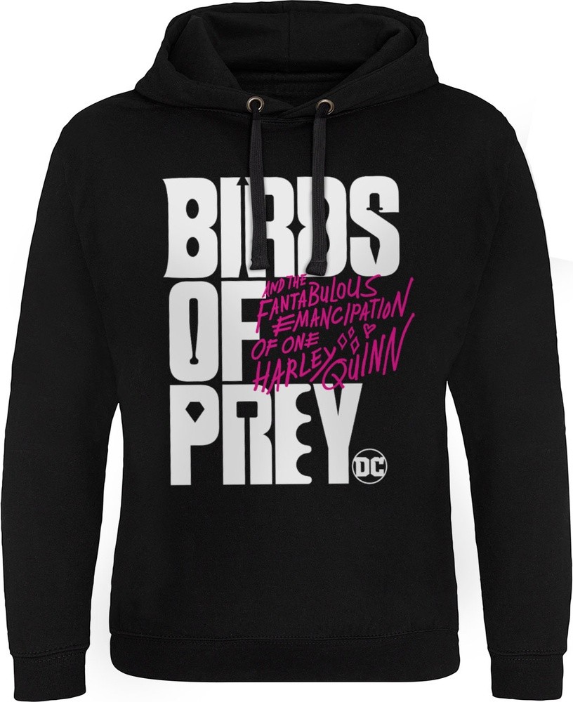 Birds Of Prey Logo Epic Hoodie Schwarz - Herren / Unisex