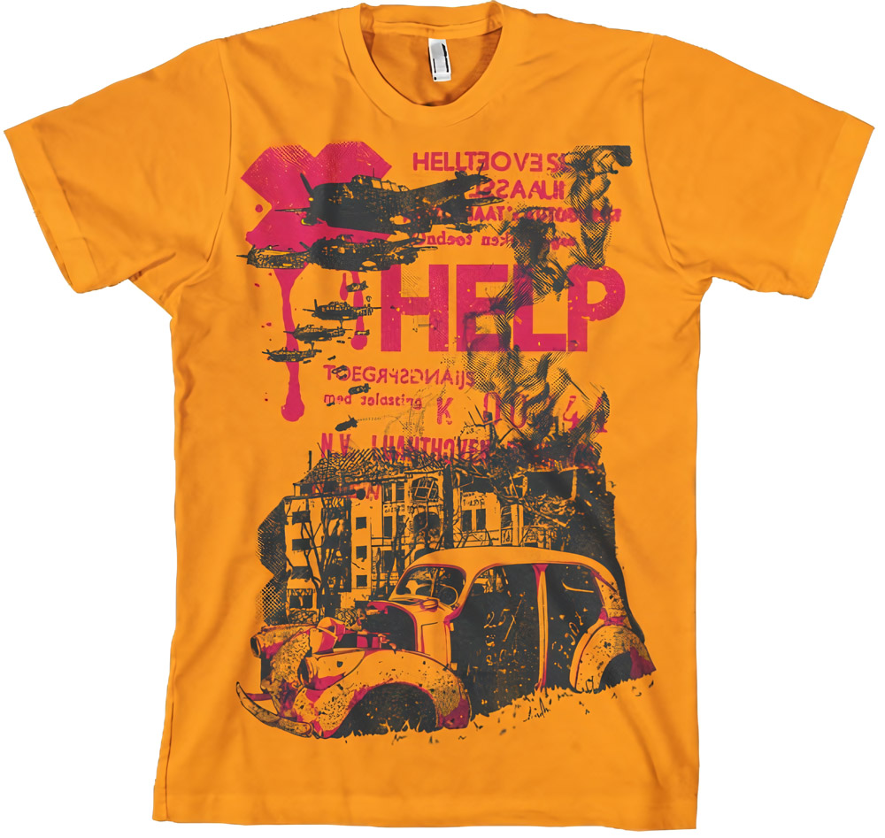 Tokigt Help T-Shirt SH-1-15424-LFH2-6 - Herren / Unisex