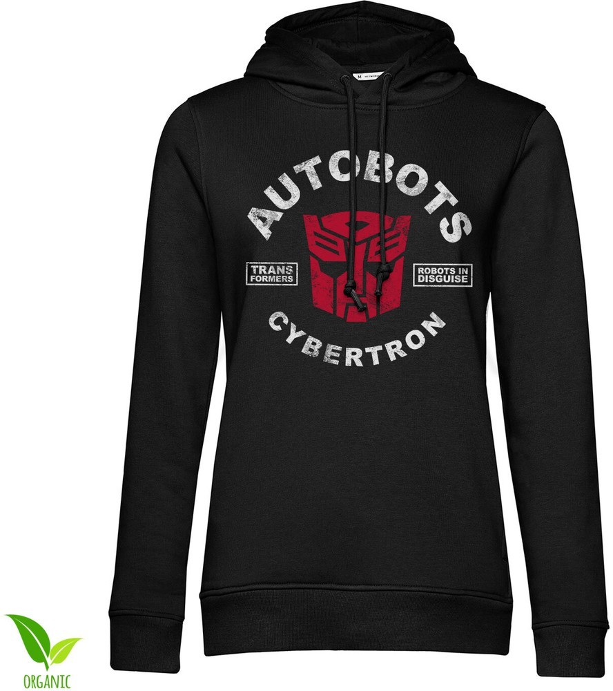 Transformers Autobots Cybertron Girls Damen Hoodie Schwarz - Damen
