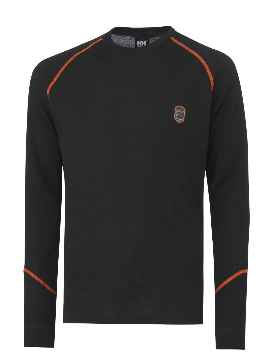 Helly Hansen T-Shirt 75076 Fakse Ls Crewneck 990 Schwarz - Herren / Unisex