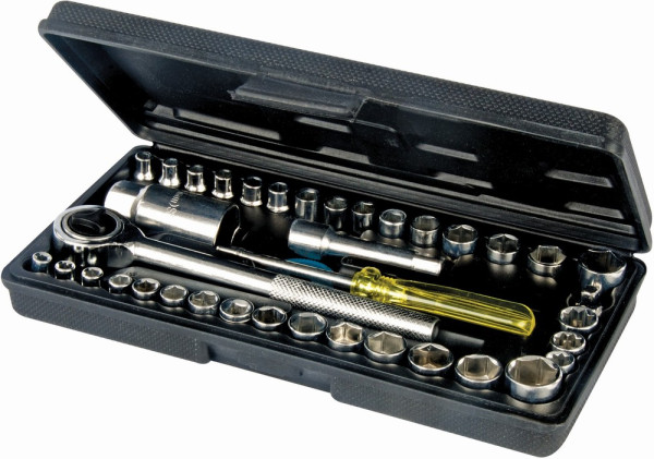 Task Steckschlüssel / Knarren Steckschlüsselgarnitur, 40-tlg. Satz 40-tlg.