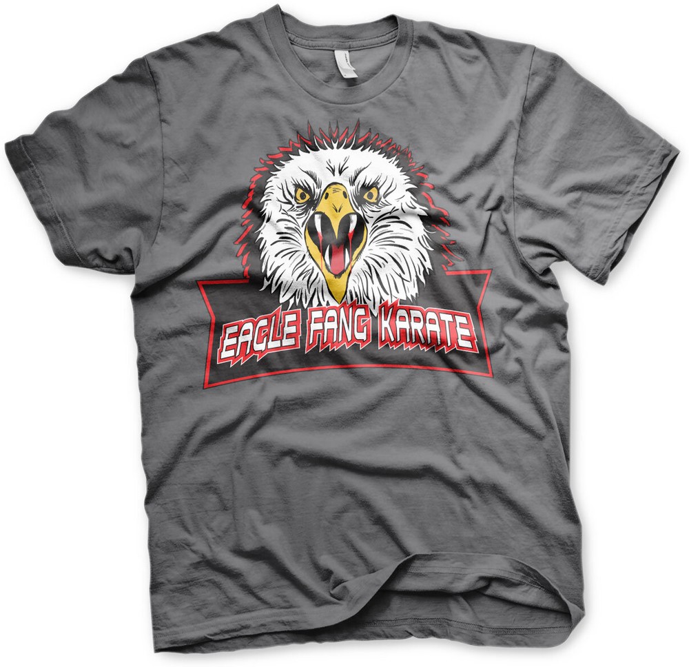 Cobra Kai Eagle Fang Karate T-Shirt Dark-Grau - Herren / Unisex