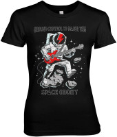 Space Oddity Girly Tee Damen T-Shirt Black Space Oddity Girly Tee Damen T-Shirt Black