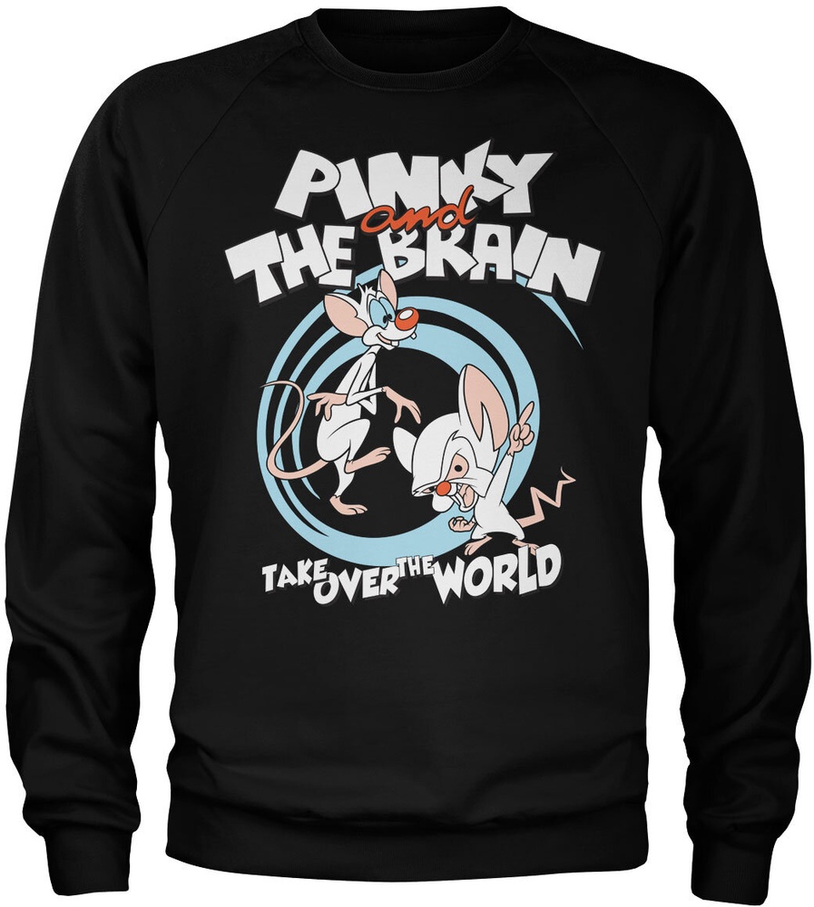 Pinky and the Brain Sweatshirt Take Over The World Sweatshirt WB-3-PAB001-H73-16 - Herren / Unisex