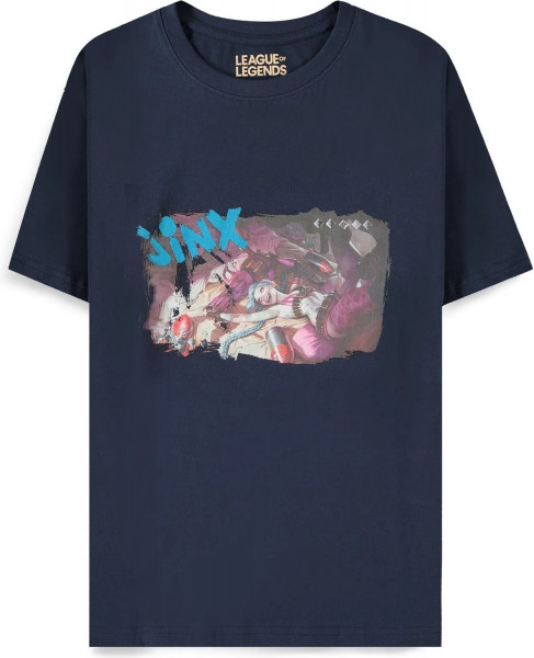 League Of Legends - Jinx Women's Short Sleeved T-shirt Grey