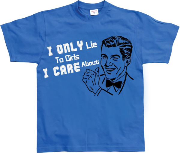 Tokigt I Only Lie To Girl I Care About T-Shirt SH-1-14035-LFH3-4