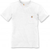 Carhartt Damen T-Shirt Workw Pocket S/S T-Shirt White Carhartt Damen T-Shirt Workw Pocket S/S T-Shirt White