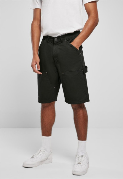 Urban Classics Double Knee Carpenter Shorts Black