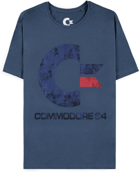 Commodore 64 - Tonal Logo - Men's Short Sleeved T-shirt Blue