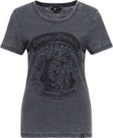 Queen Kerosin Damen Loosefit T-Shirt "Tijuana Mexio" QKI41015