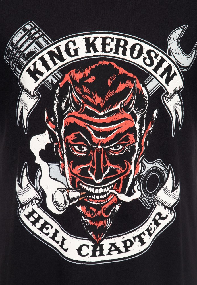 King Kerosin Classic T-Shirt KKI21008 Schwarz
