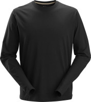 Snickers Longsleeve Langarm T-Shirt Schwarz