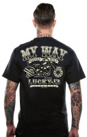 Lucky 13 T-Shirt My Way Black